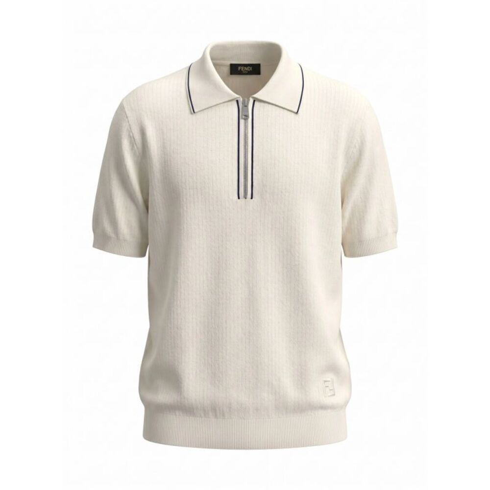 Fendi Men Polo Zip